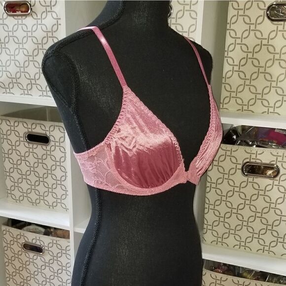 Vintage Christian Dior Bralette 34B second skin pink - Picture 2 of 12